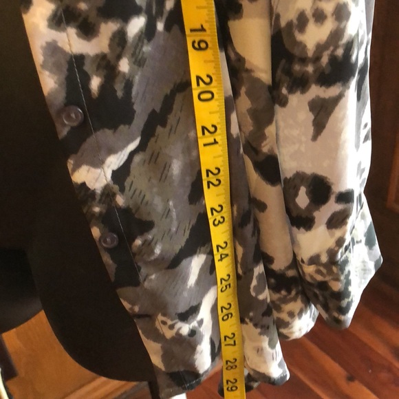 Blouse jacket investments  sz  PET MED black white - Picture 8 of 15